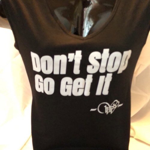 Don’t Stop Go Get It Muscle V-neck